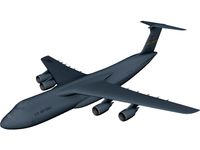 C-5 Galaxy 3D CAD Model
