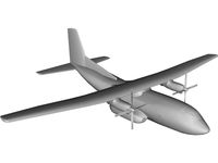 C-160 Transall 3D CAD Model