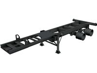 Trailer 18 Wheeler 3D CAD Model