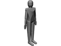 Maniqui 1.76 m 3D CAD Model