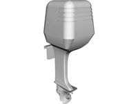 Outboard Motor 3D CAD Model