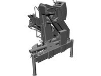 Palfinger PK23500A Crane 3D CAD Model