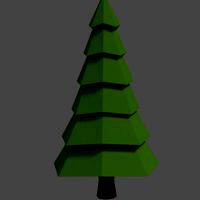 Toon Pine Tree