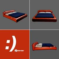 Leather Bed
