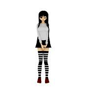 Chica anime con rigging