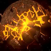 Planet Bursting into Pieces