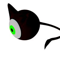 Eyeball creature