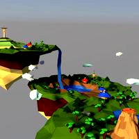 low poly islands