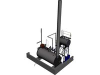 Boiler House Layout 3D CAD Model