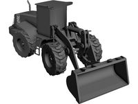 Hitachi Wheeled Loader 3D CAD Model