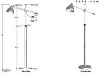 floor lamp 343d model