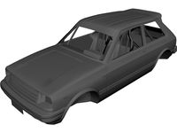 Toyota Starlet KP61 Rally Body