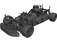 Camaro Nitro RS4 RC Car 3D CAD Model