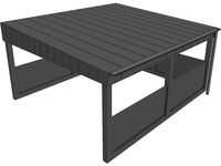 Carport with Metal Roof