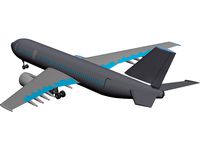 Airbus A300 3D CAD Model