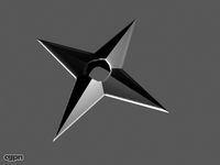 Star Shuriken (Throwing Star)3d model
