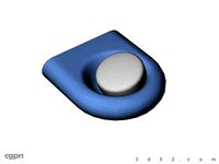 soap dish 013d model