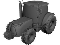 Tractor 3D CAD Model