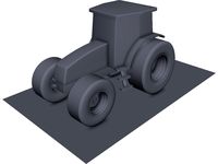 New Holland 250hp Tractor 3D CAD Model