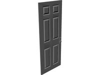 Door and Handle 3D CAD Model