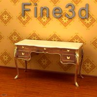 antique-08-Table-01043d model