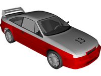 Opel Calibra Rally Car