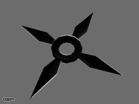 Straight Shuriken (Thowing Star)3d model