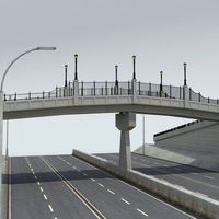 Pedestrian Bridge3d model