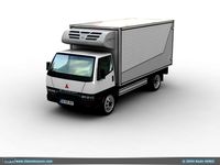 Mitsubishi Canter 2 Low Poly3d model