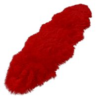 Artificial sheepskin red3d model