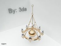 Chandelier 13d model