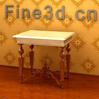 antique-09om-Table-0333d model