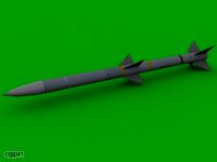 AIM-120 B3d model