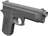Beretta 9mm 3D CAD Model