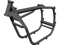 BMW 2V R series frame R80/R100 3D CAD Model