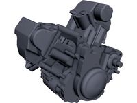Aprilia SXV 550 Engine 3D CAD Model