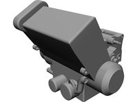 Engine Honda CBR-600RR 3D CAD Model