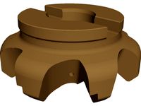 Face Mill 3D CAD Model