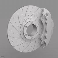 Disk Brake and Caliper3d model