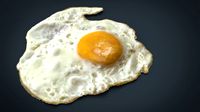 Fried Egg3d model