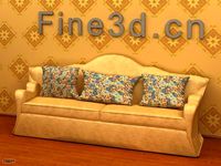 antique-09om-Sofa-0423d model