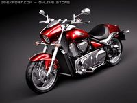 Suzuki boulevard Intruder 3D Model