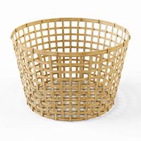 Wicker Basket Ikea Gaddis diameter 503d model