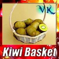 Kiwi Fruit in Basket