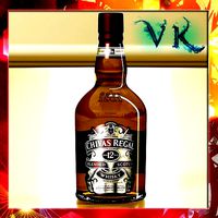 High Detailed Liquor Bottle Chivas Regal 12 years