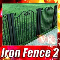 Wrought Iron Fence 02