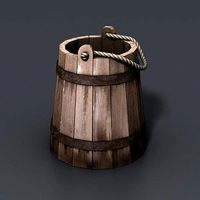 Wooden bucket