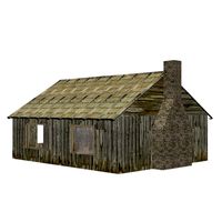 Wood house
