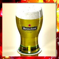 Heineken Beer - Pint Glass