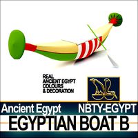 Ancient Egypt Rowboat B